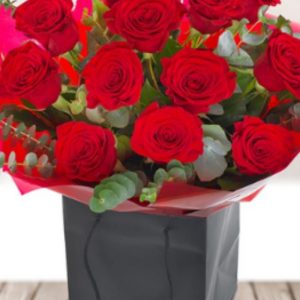 12 Fabulous red Roses.